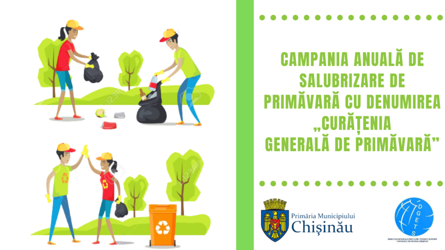 Ordin cu privire la organizarea și desfășurarea campaniei de salubrizare în municipiul Chișinău.